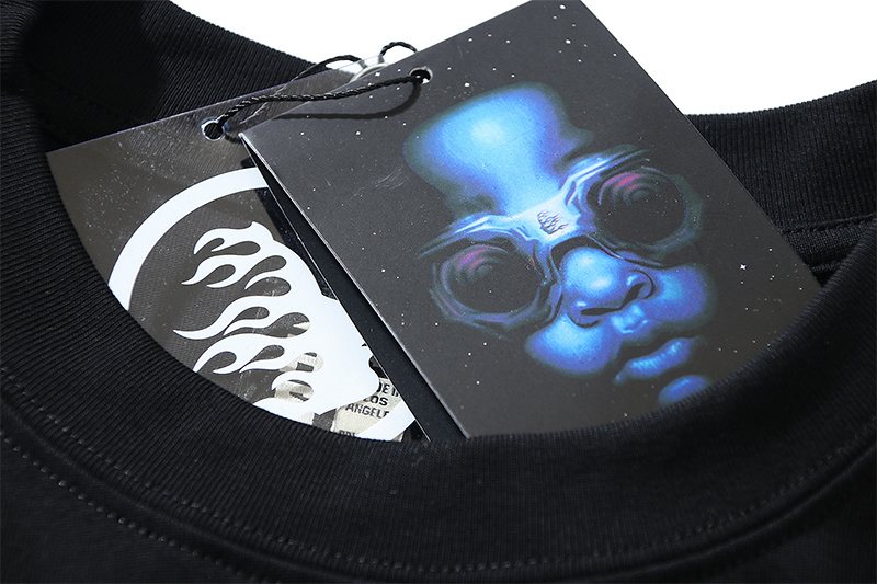 Hellstar Hollywood Records Graphic T-Shirt — hang_tag