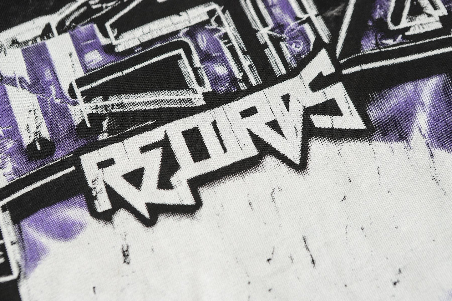 Hellstar Skull & Flame Graphic Long-Sleeve T-Shirt — detail