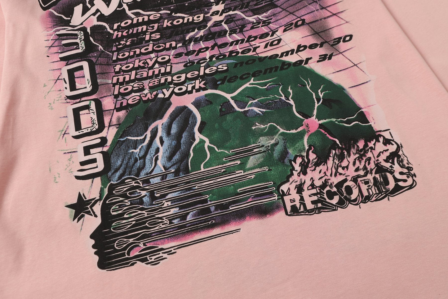 Hellstar Brainwashed 3005 World Tour Long-Sleeve T-Shirt — detail