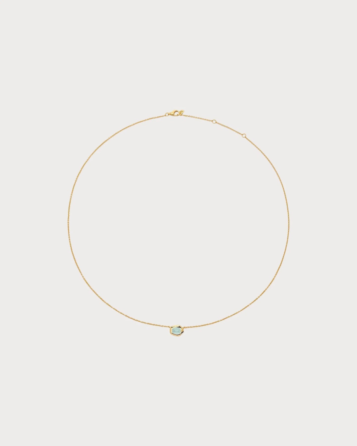 MONICA VINADER Odyssey 18ct Yellow-Gold Vermeil and Aquamarine Necklace(Blue)