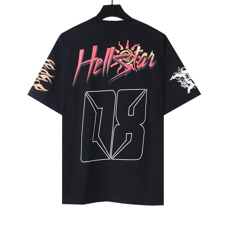 Hellstar Racing 08 Graphic Short-Sleeve T-Shirt — back
