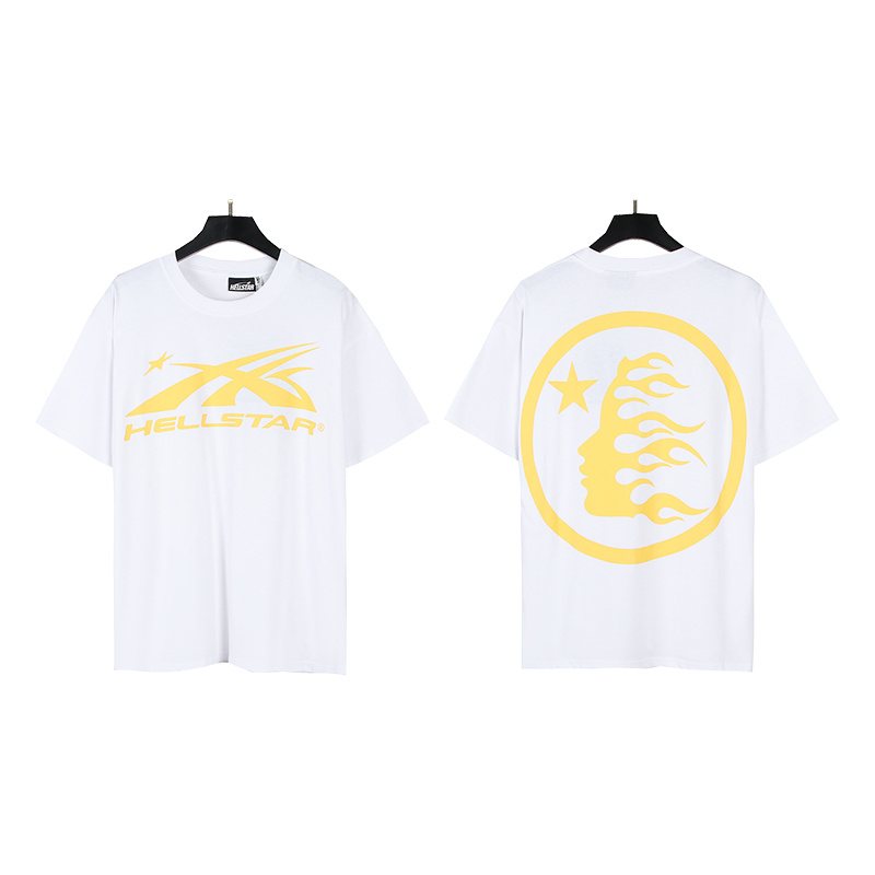 Hellstar Flame Head Graphic T-Shirt — front