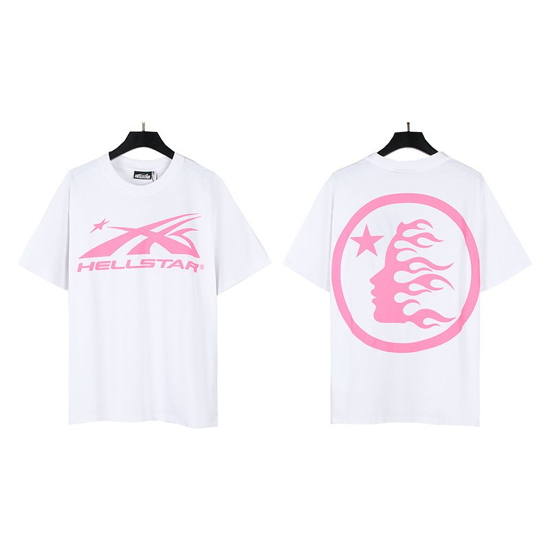 Hellstar Flame Head Graphic T-Shirt — front