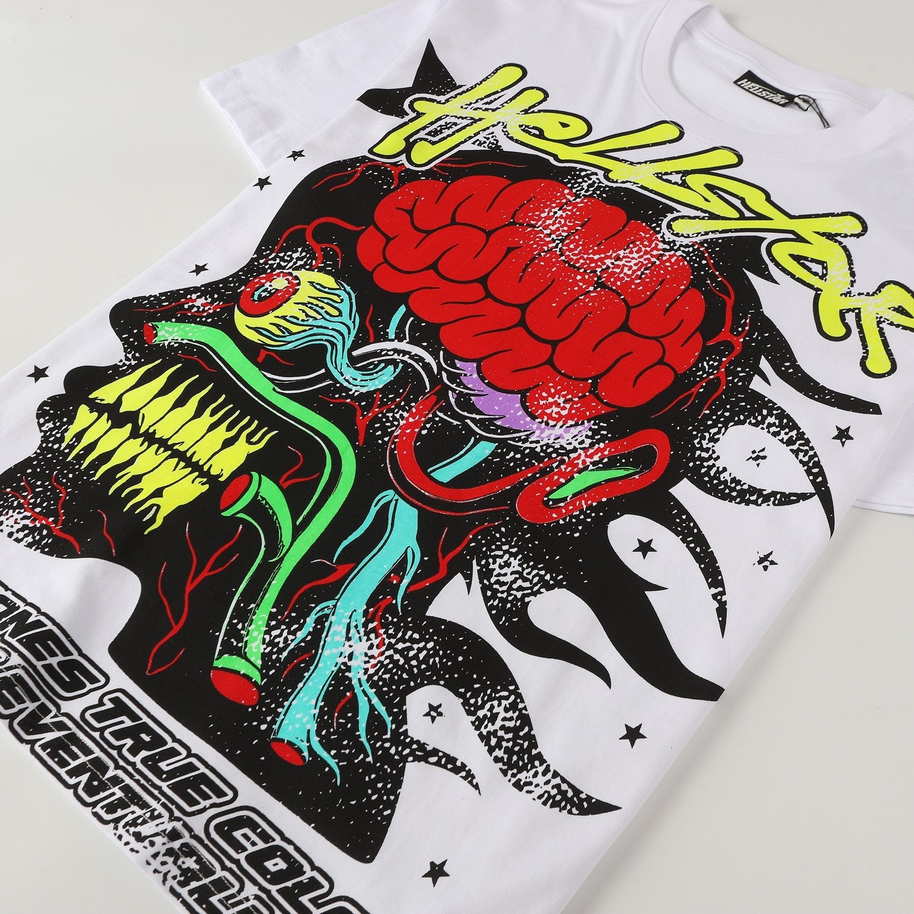 Hellstar Zombie Brain Graphic Short-Sleeve T-Shirt — detail