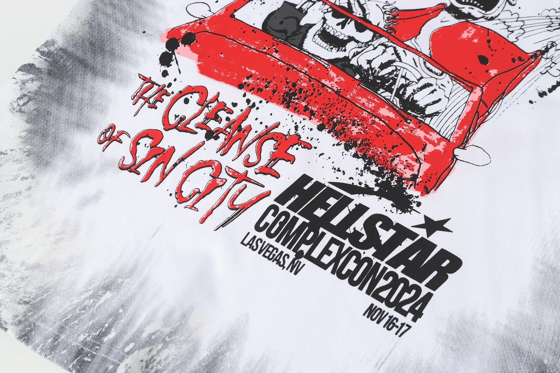 Hellstar Sin City Complexcon Graphic T-Shirt — detail
