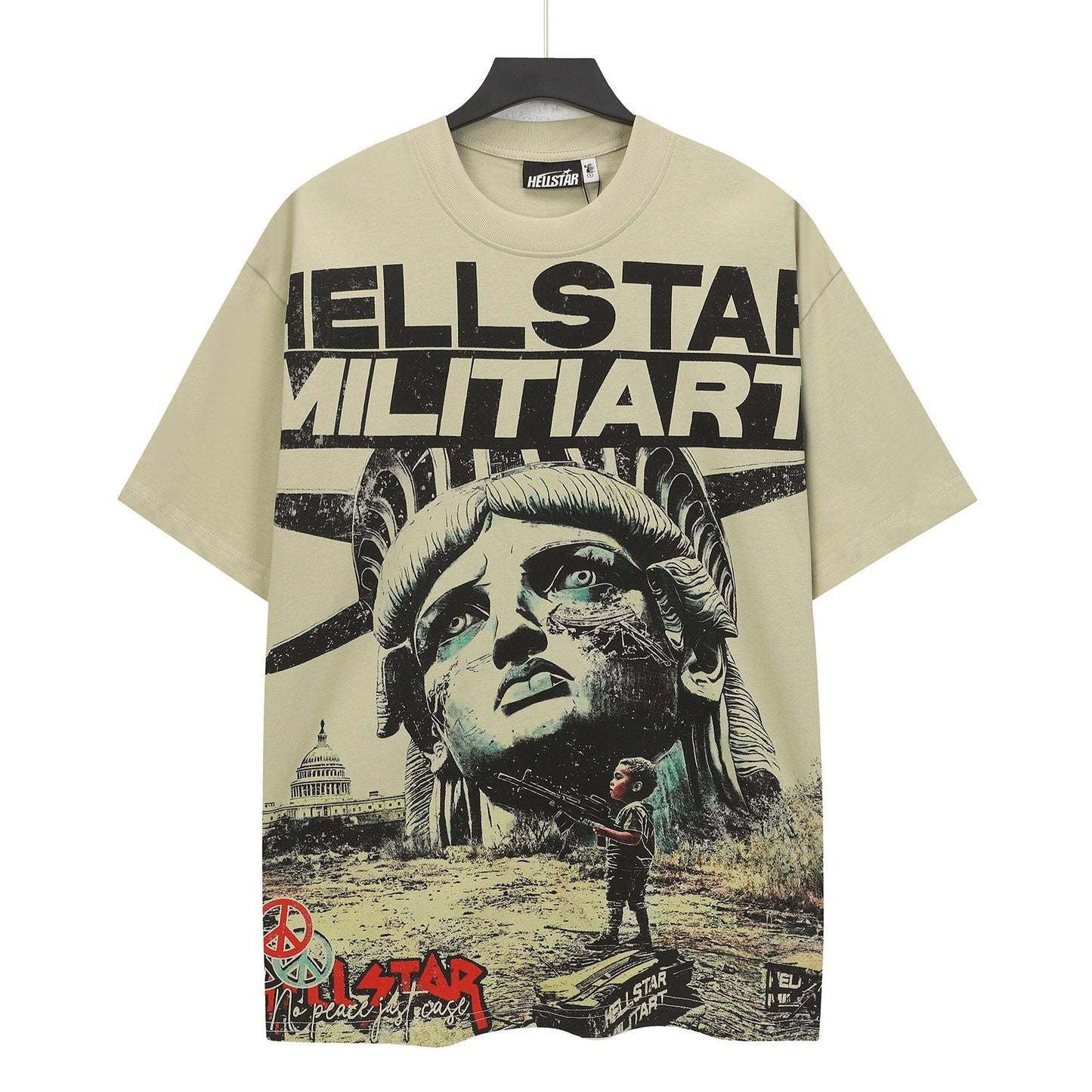 Hellstar Statue Graphic Short-Sleeve T-Shirt — front
