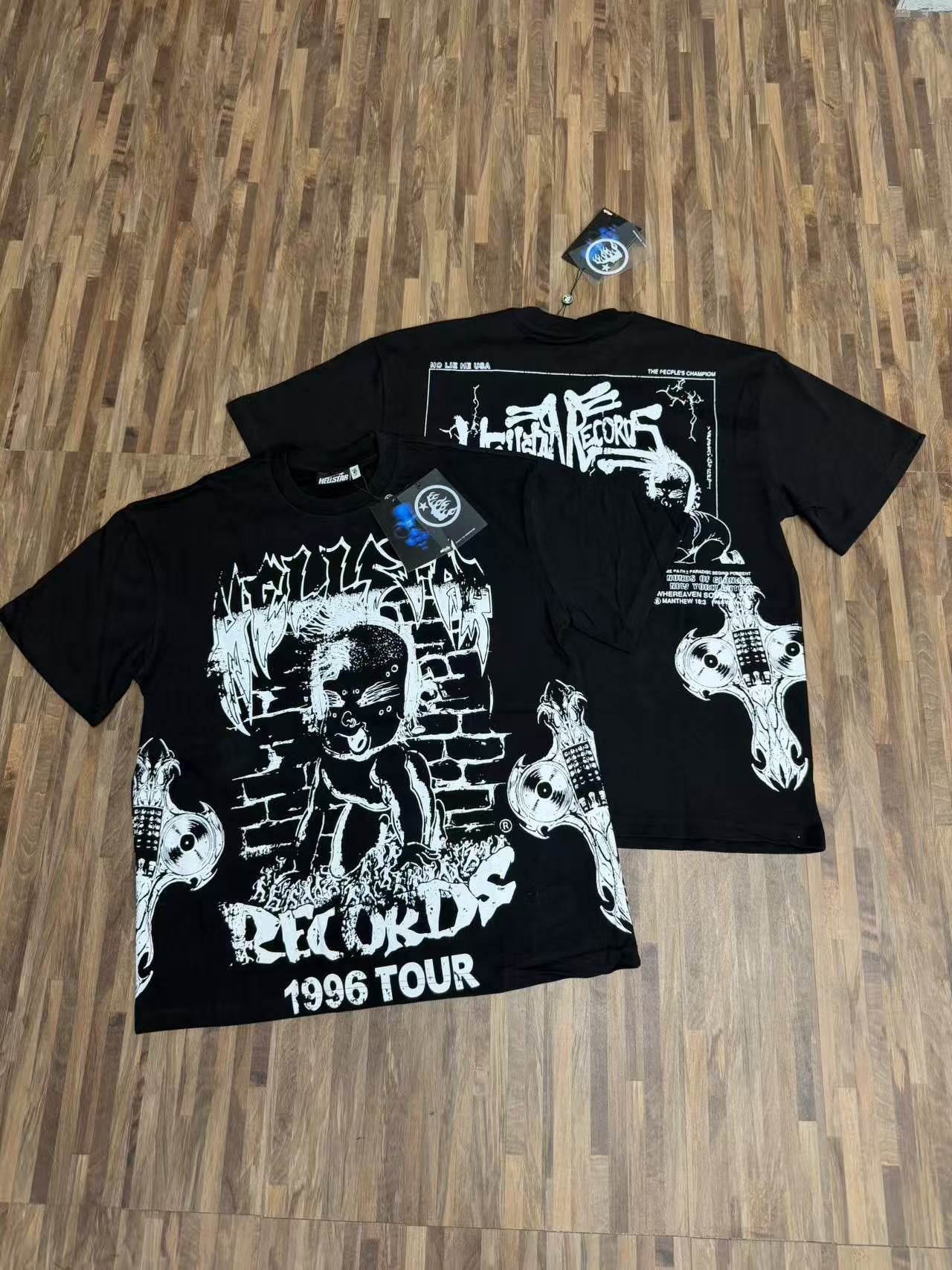 Hellstar Front & Back Graphic Short-Sleeve T-Shirt — context
