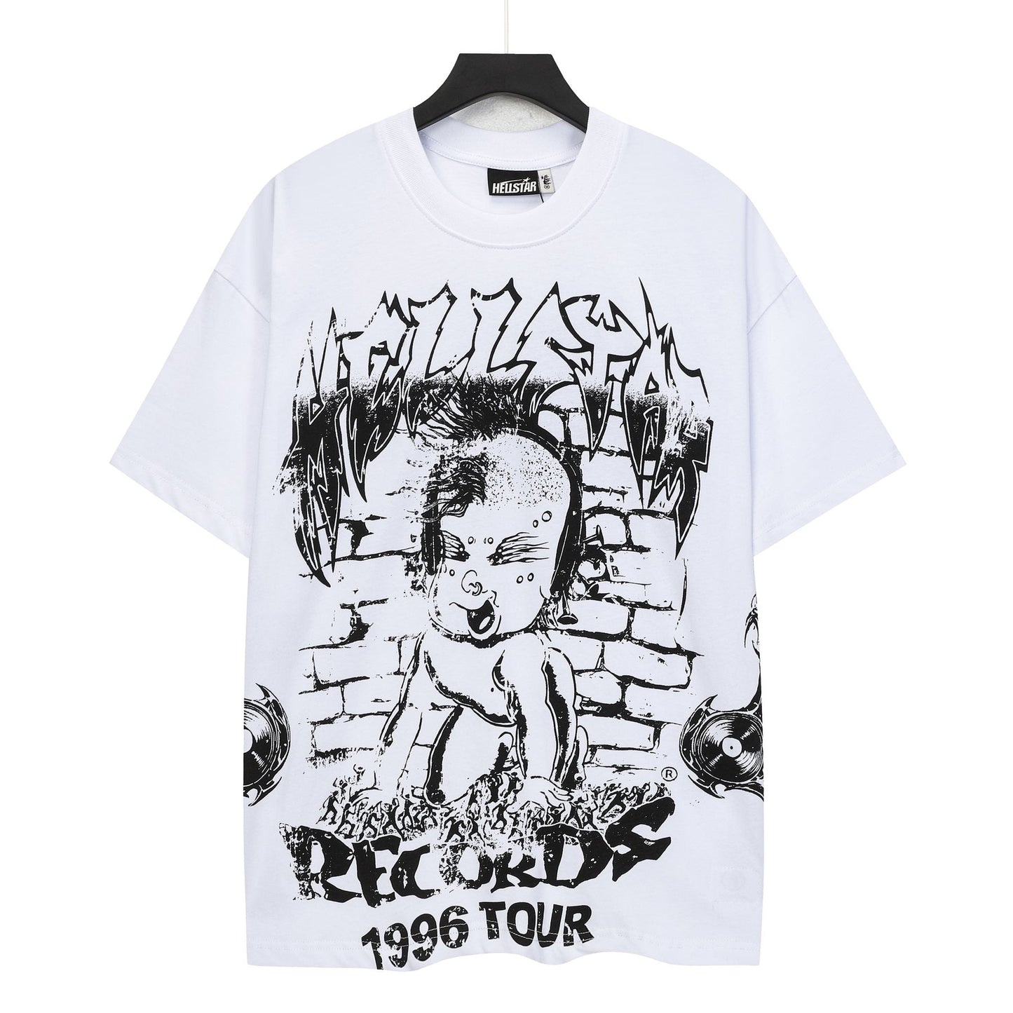 Hellstar Front & Back Graphic Short-Sleeve T-Shirt — front