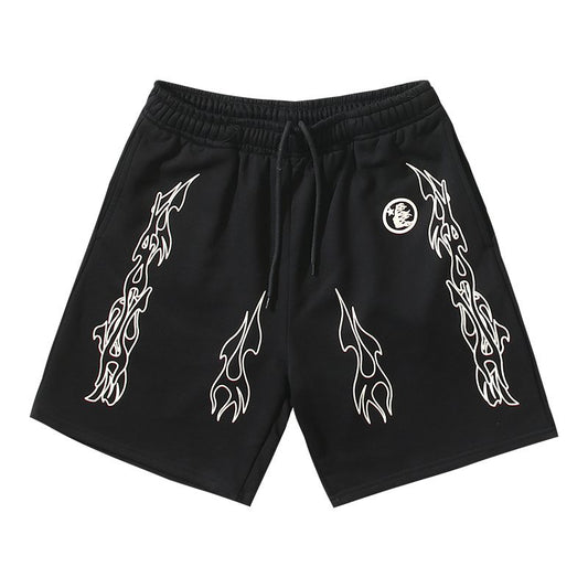 Hellstar Flame Graphic Shorts — hero