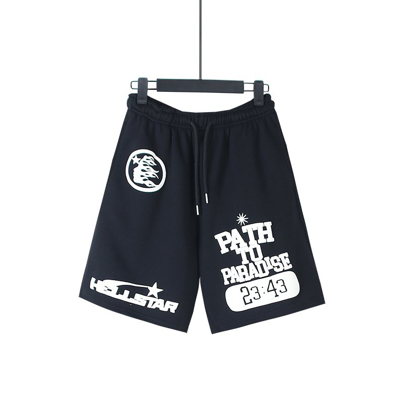 Hellstar Flame Graphic Shorts — front