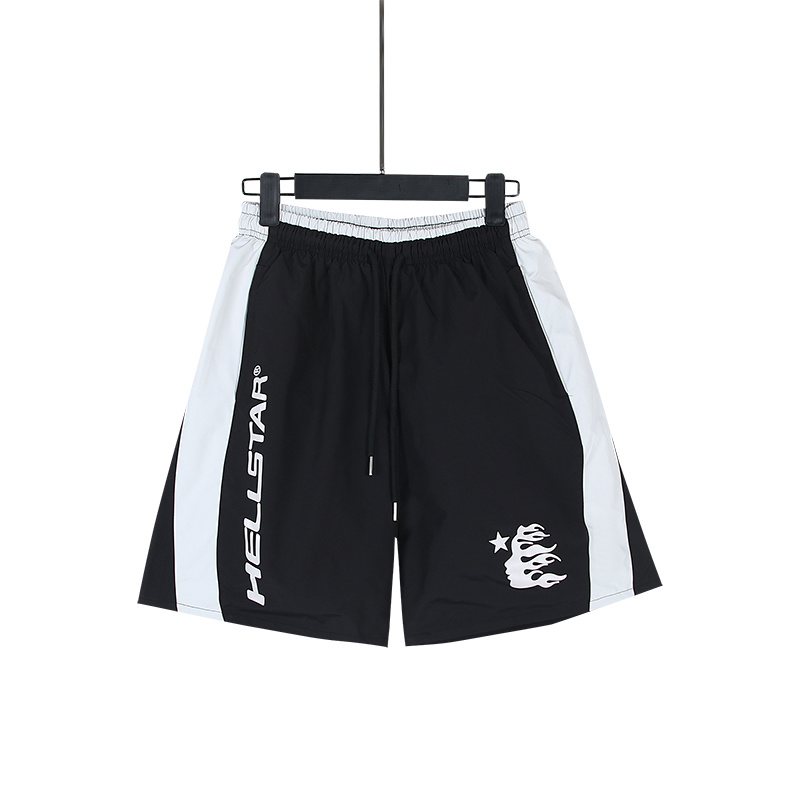 Hellstar Flame Graphic Shorts — front