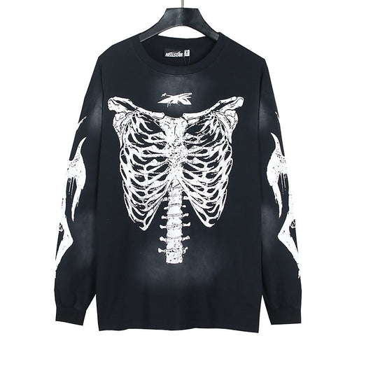Hellstar Ribcage Graphic Long-Sleeve T-Shirt — hero