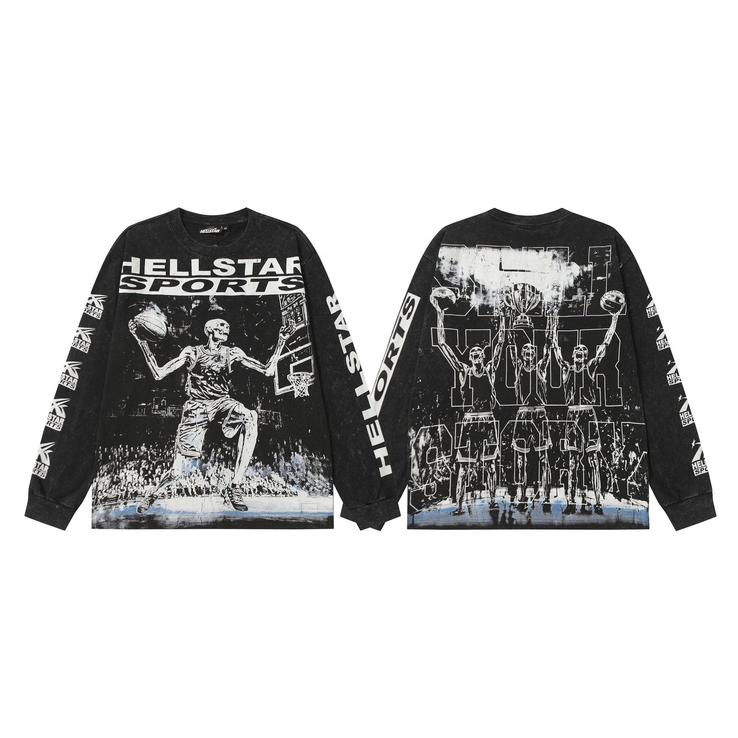 Hellstar Basketball Graphic Long-Sleeve T-Shirt — hero
