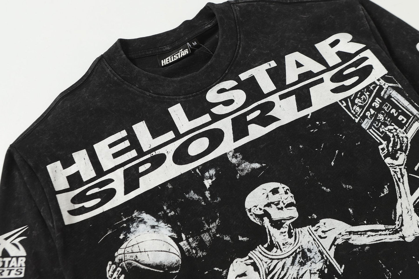 Hellstar Basketball Graphic Long-Sleeve T-Shirt — detail