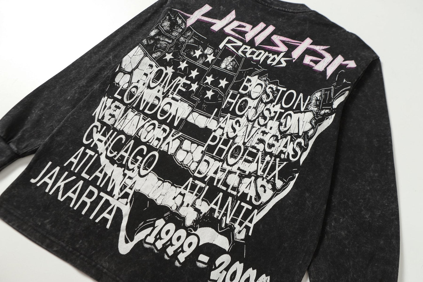 Hellstar Records Graphic Long-Sleeve T-Shirt — detail