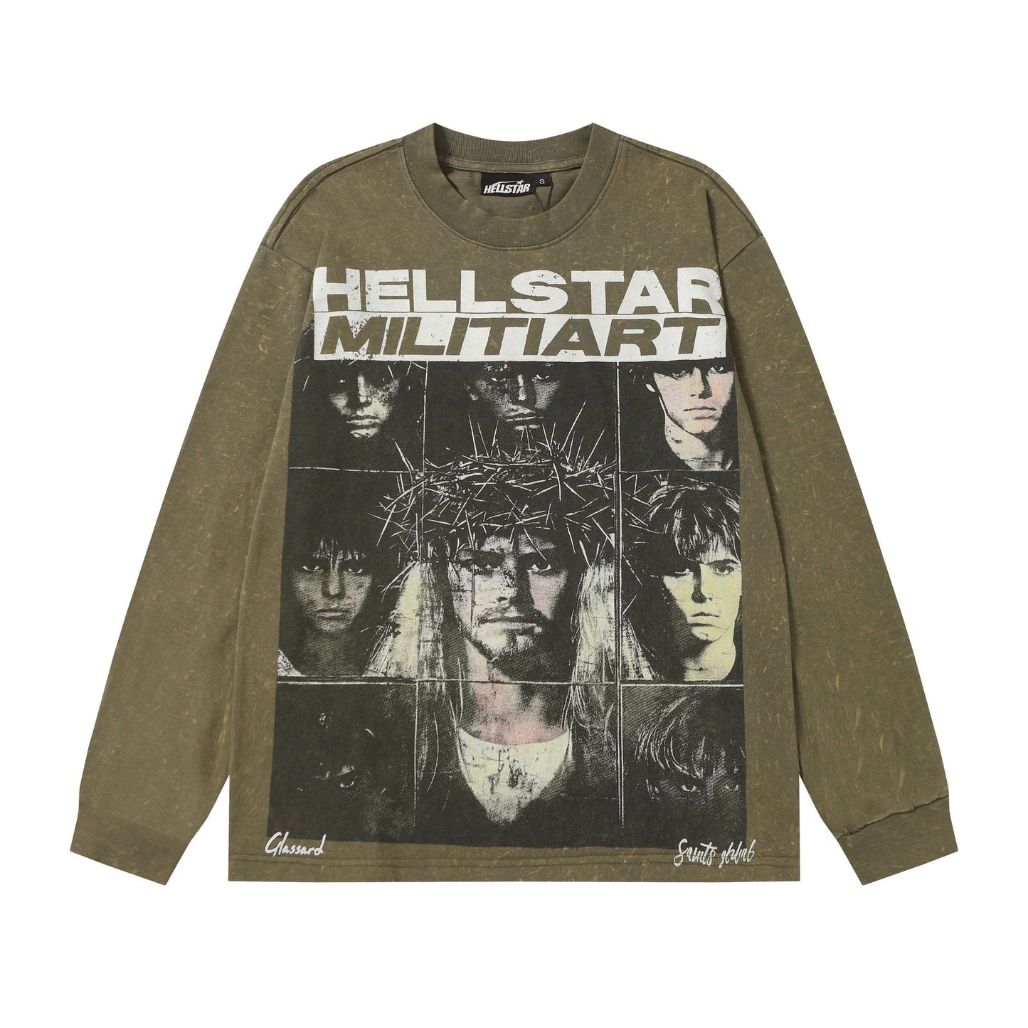 Hellstar Records Graphic Long-Sleeve T-Shirt — front