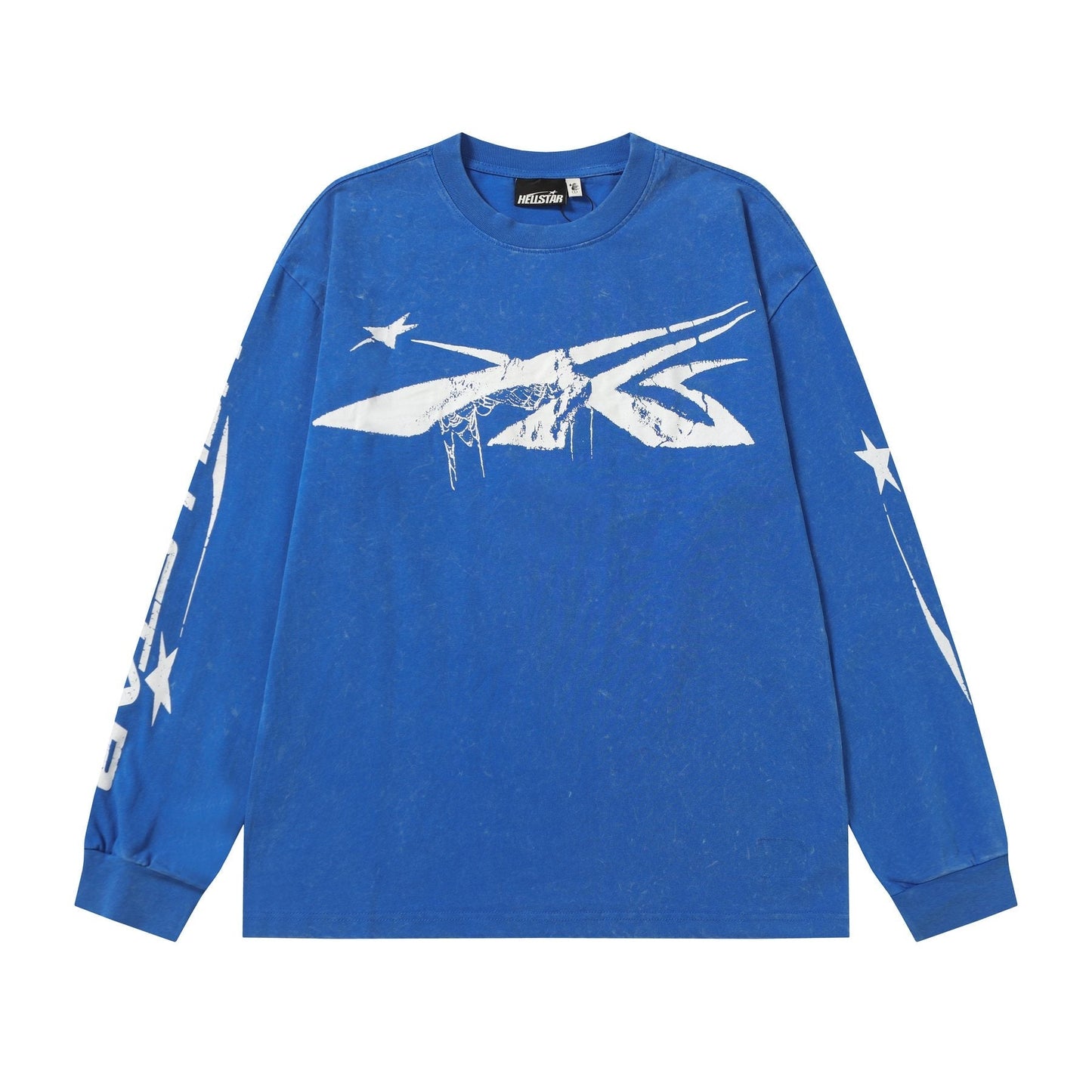 Hellstar Aircraft Star Graphic Long-Sleeve T-Shirt — front