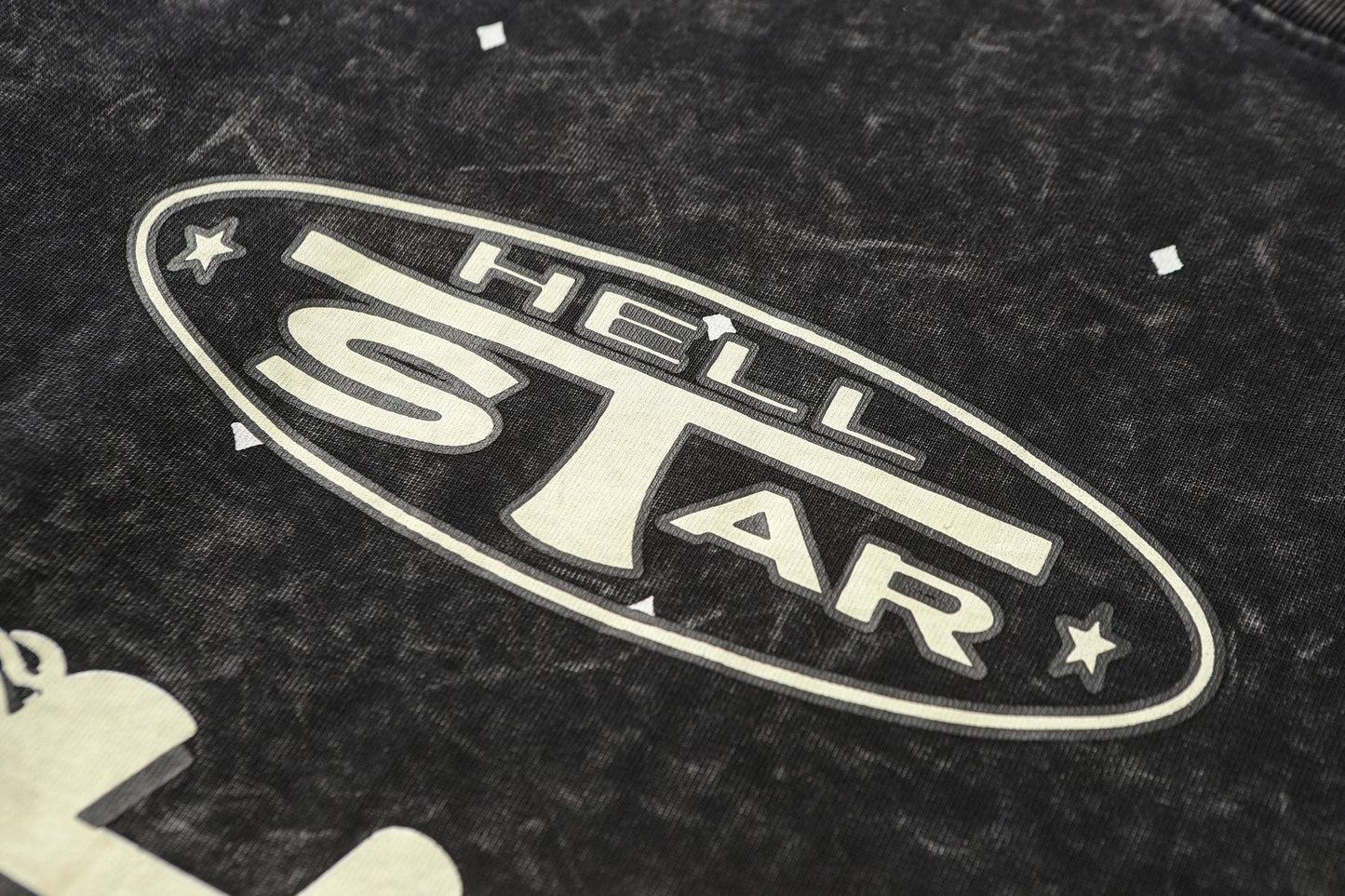 Hellstar Flame Star Graphic Long-Sleeve T-Shirt — detail