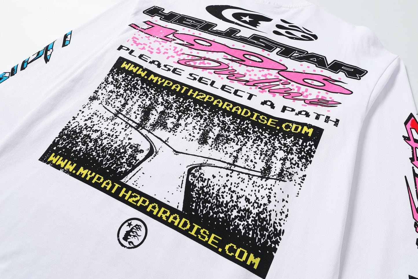 Hellstar Path to Paradise Long-Sleeve Graphic T-Shirt — detail