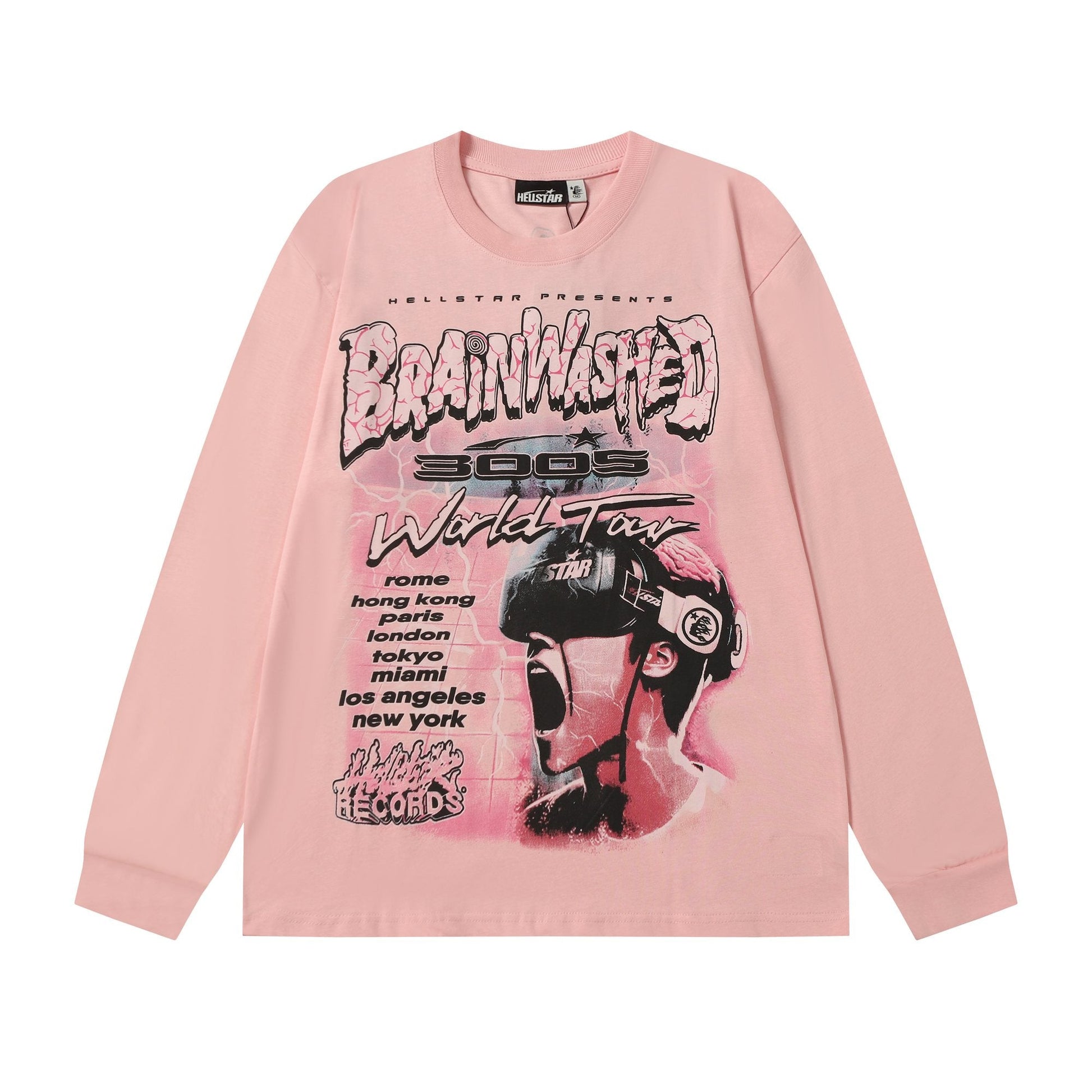 Hellstar Brainwashed 3005 World Tour Long-Sleeve T-Shirt — hero