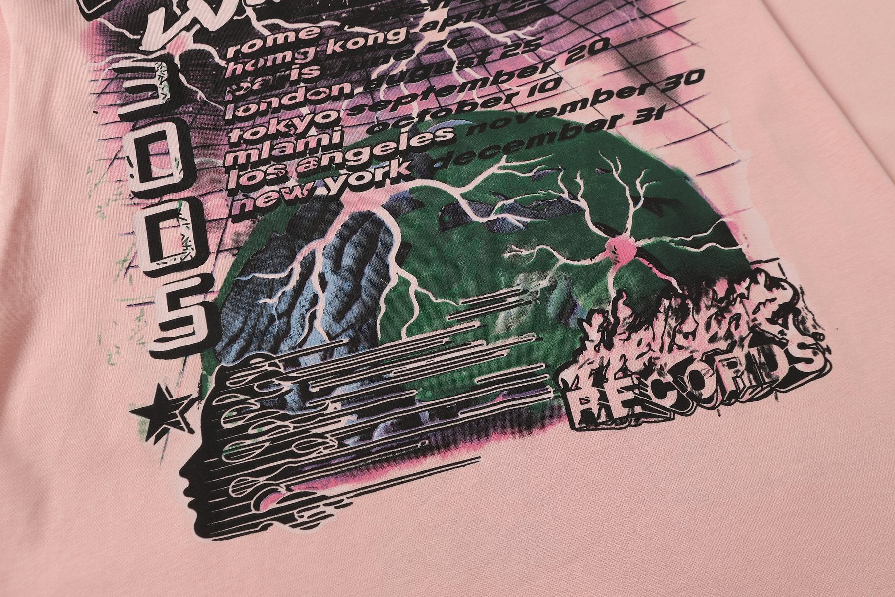 Hellstar Brainwashed 3005 World Tour Long-Sleeve T-Shirt — detail