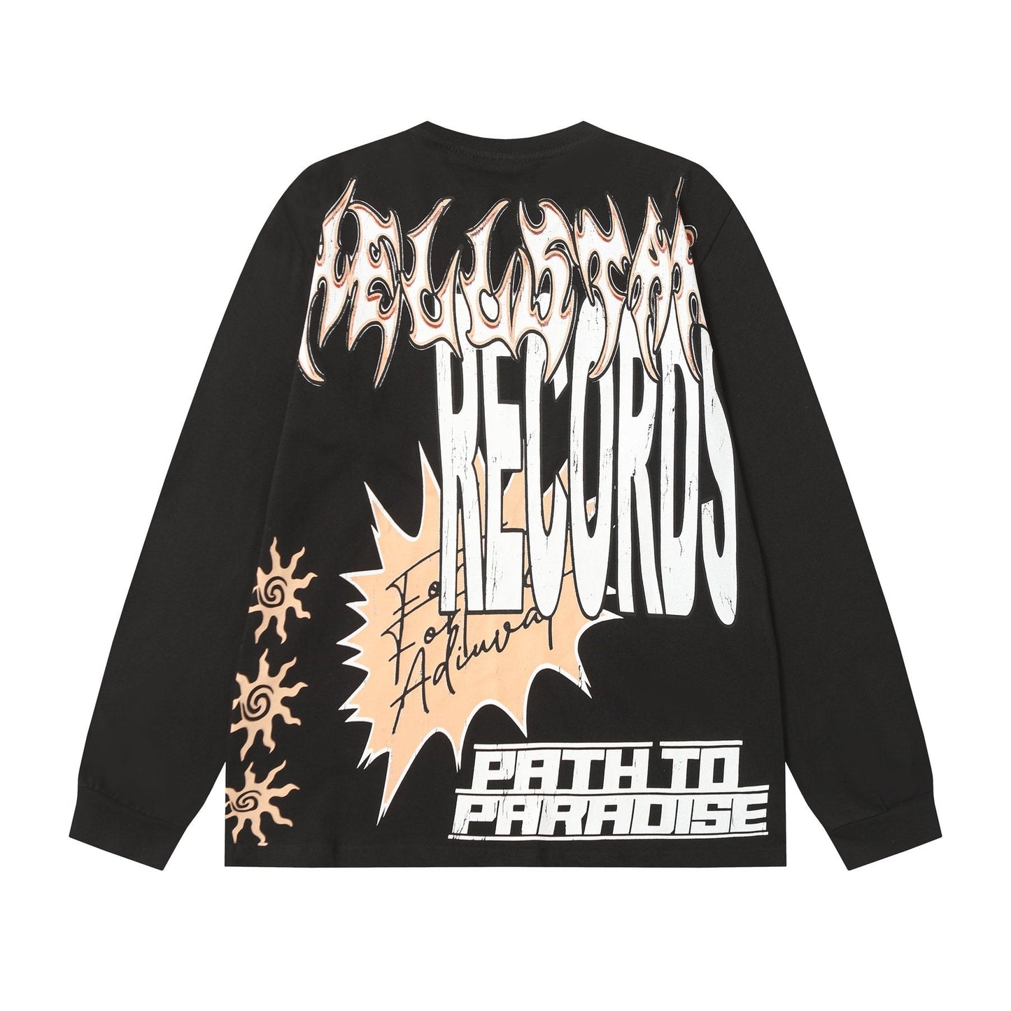 Hellstar Path to Paradise Graphic Long-Sleeve T-Shirt — back