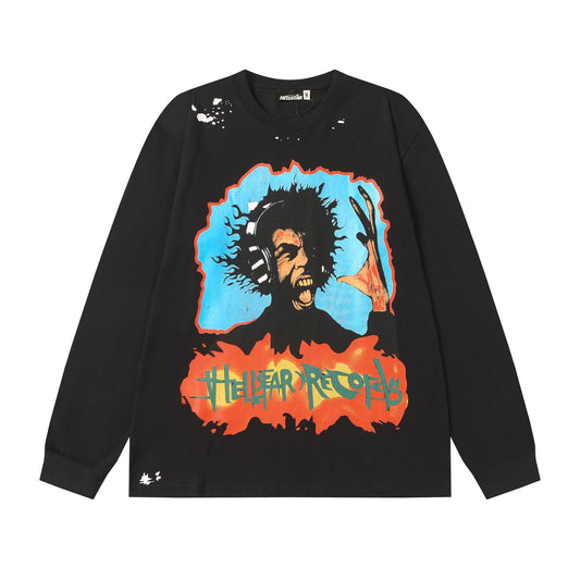 HEILSTAR Records Graphic Long-Sleeve T-Shirt — hero
