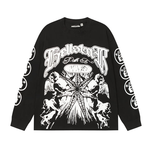 Hellstar Angel Starburst Long-Sleeve T-Shirt — hero