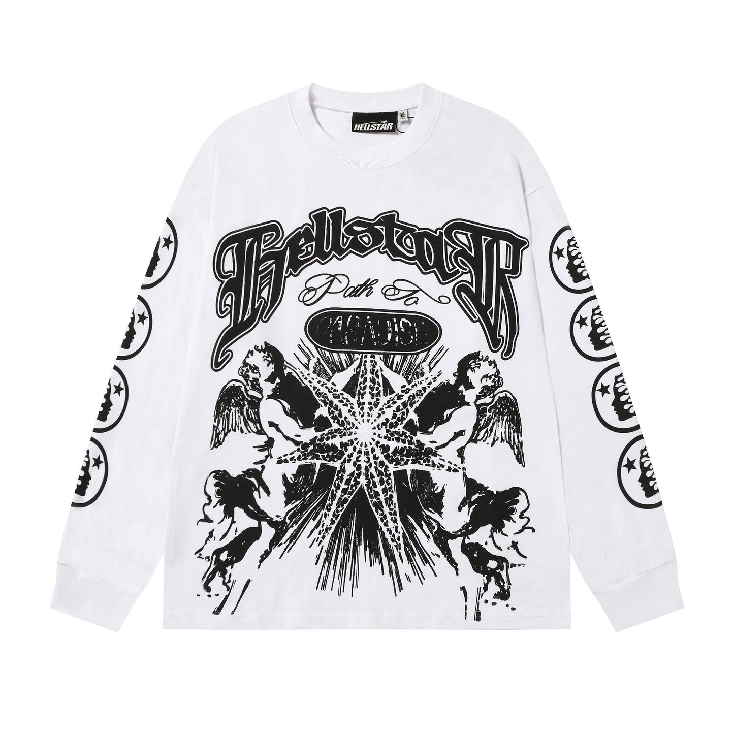 Hellstar Angel Starburst Long-Sleeve T-Shirt — front