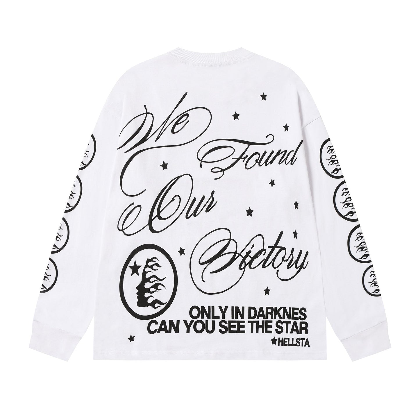 Hellstar Angel Starburst Long-Sleeve T-Shirt — back