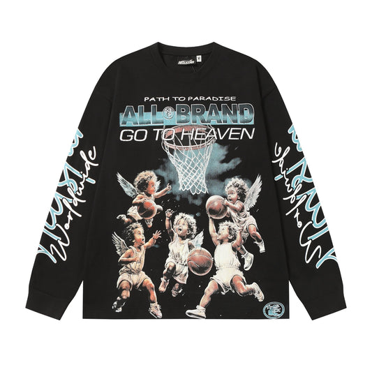 Hellstar Angel Basketball Graphic Long-Sleeve T-Shirt — hero