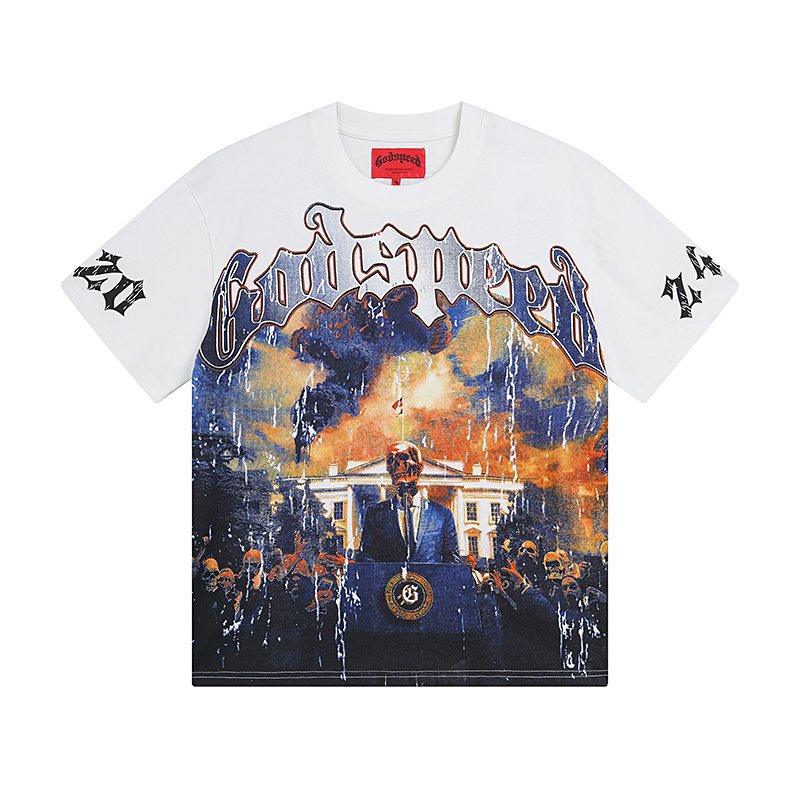Godspeed Rock Graphic Short-Sleeve T-Shirt — front