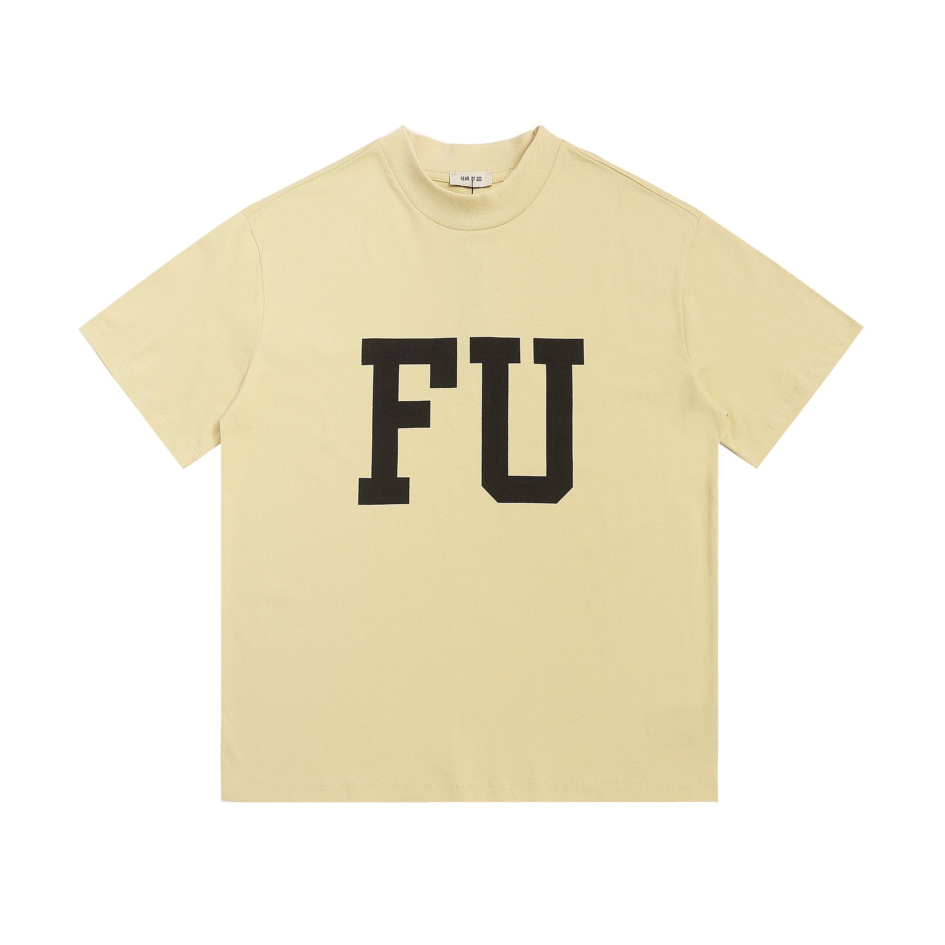 Fear of God Cream Front & Back Graphic T-Shirt — hero