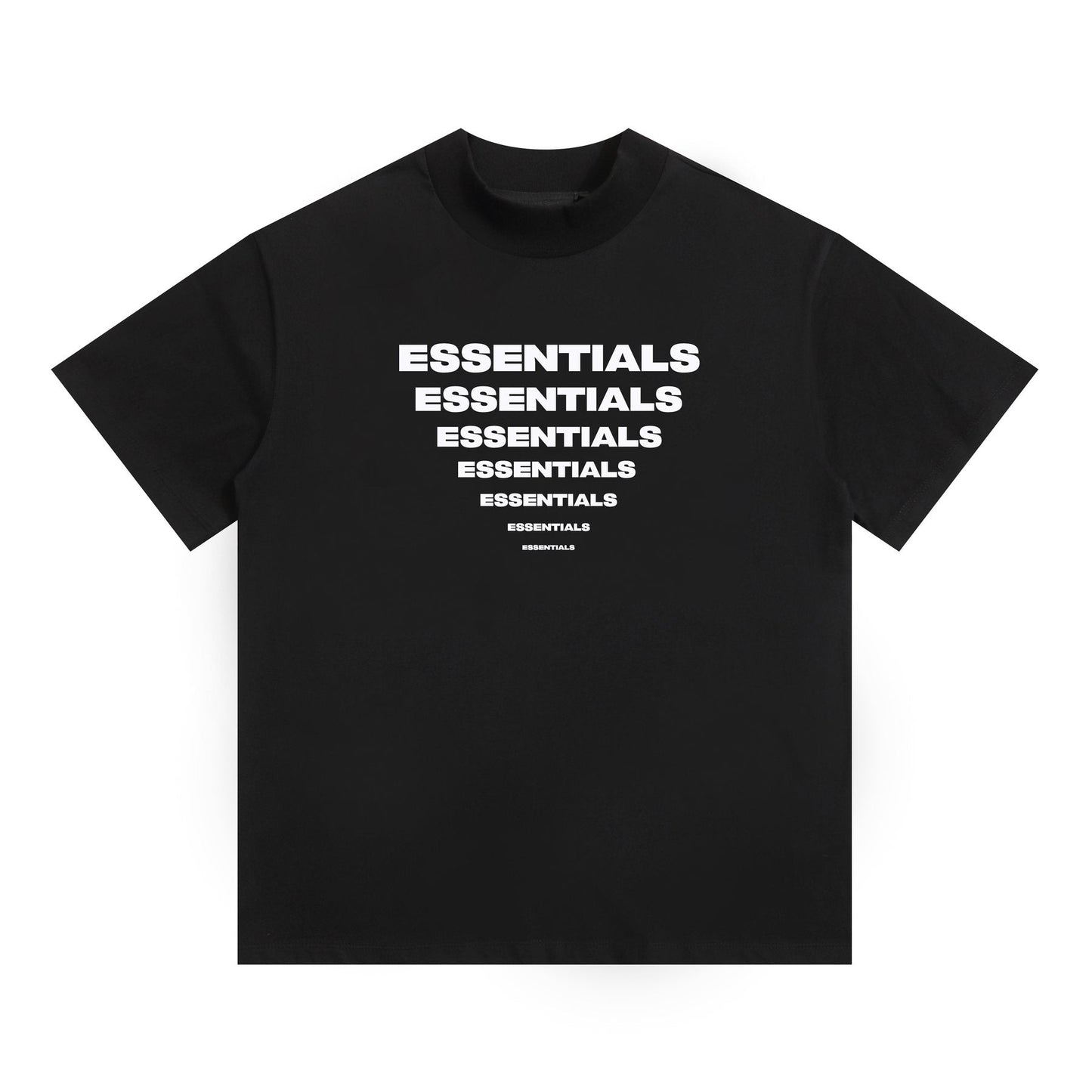 ESSENTIALS Repeated Graphic Short-Sleeve T-Shirt — front