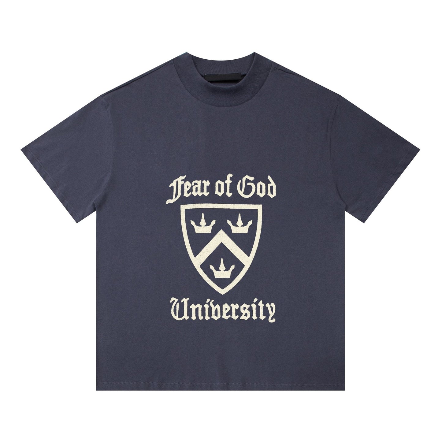 ESSENTIALS University Crest Graphic T-Shirt — front