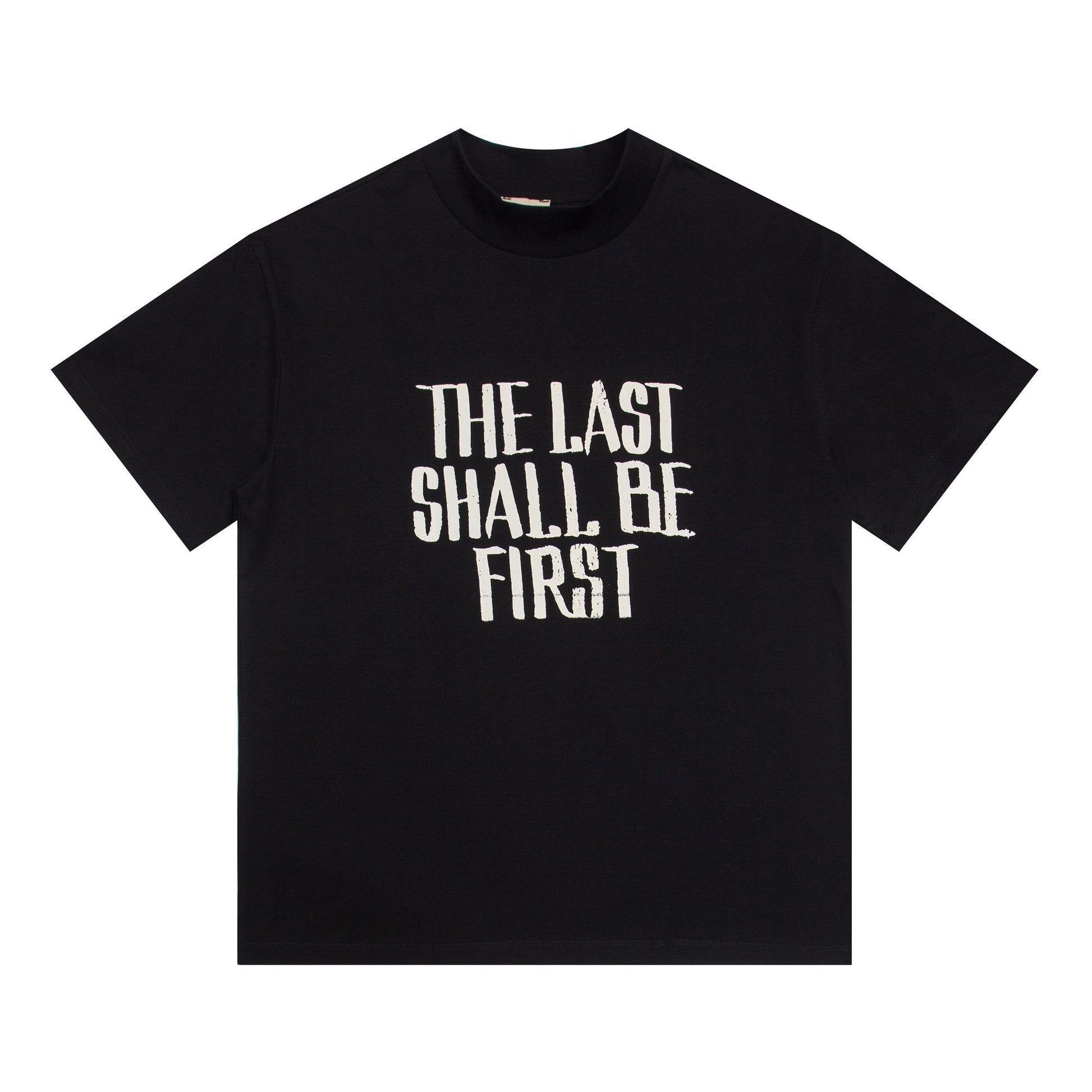 ESSENTIALS The Last Shall Be First Portrait Back T-Shirt — hero