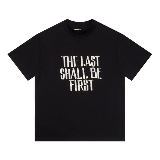 ESSENTIALS The Last Shall Be First Portrait Back T-Shirt — hero