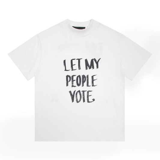 ESSENTIALS Let My People Vote Portrait Back T-Shirt — front