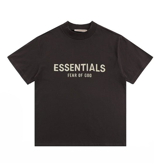 ESSENTIALS Flocked Logo Short-Sleeve T-Shirt — hero