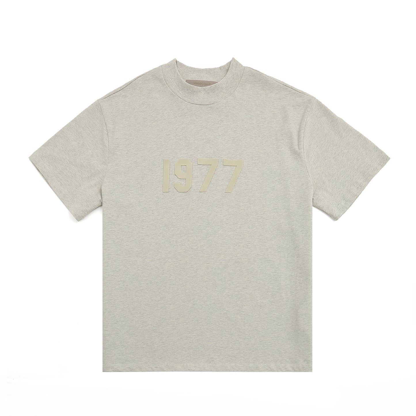 ESSENTIALS 1977 Tonal Wordmark Mock-Neck T-Shirt — front