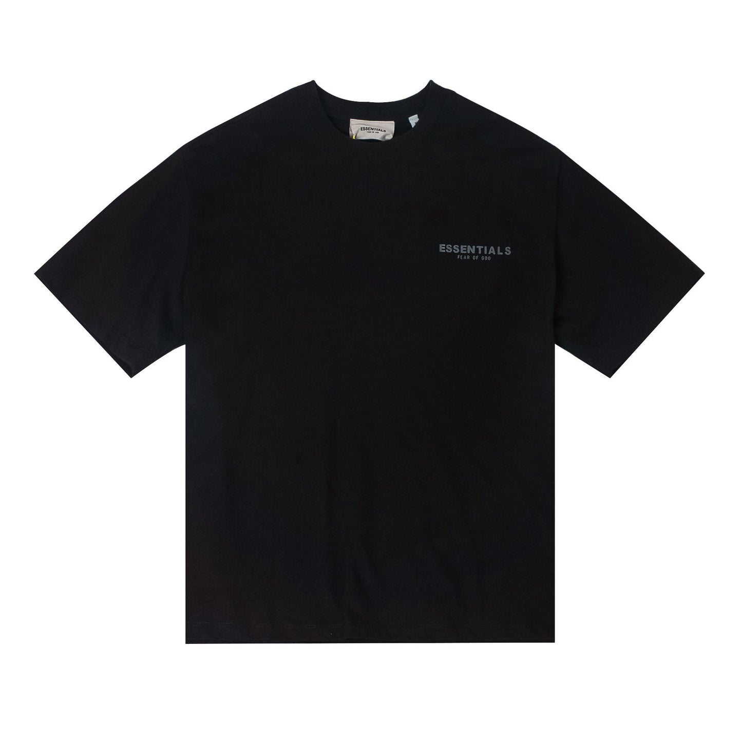 ESSENTIALS Reflective Chest Logo Short-Sleeve T-Shirt — front