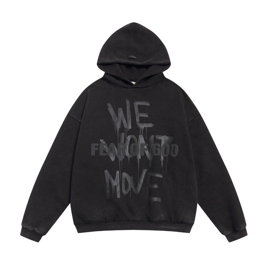 Fear of God Washed Black Side-Pocket Graphic Hoodie — hero