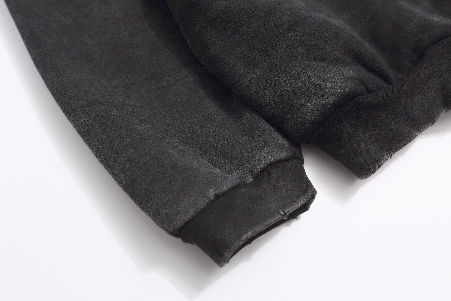 Fear of God Washed Black Side-Pocket Hoodie — detail