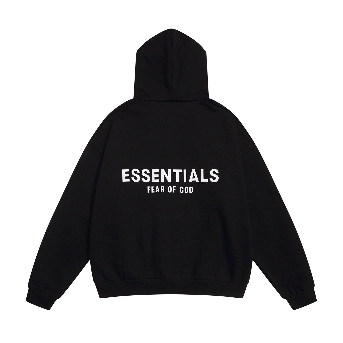 Fear of God Essentials Full-Zip Graphic Hoodie — back