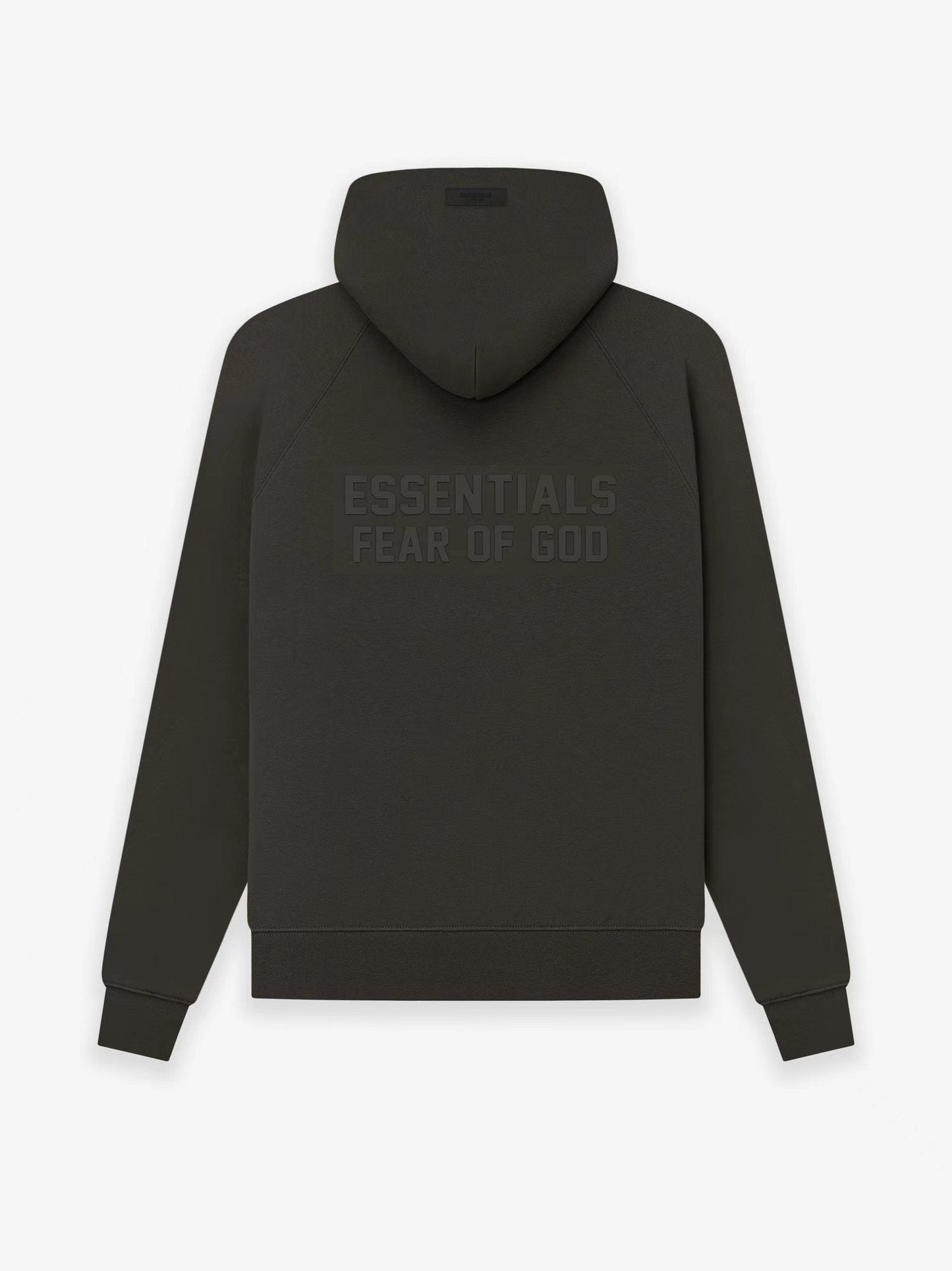Essentials Fear of God Tonal Back Graphic Pullover Hoodie — back