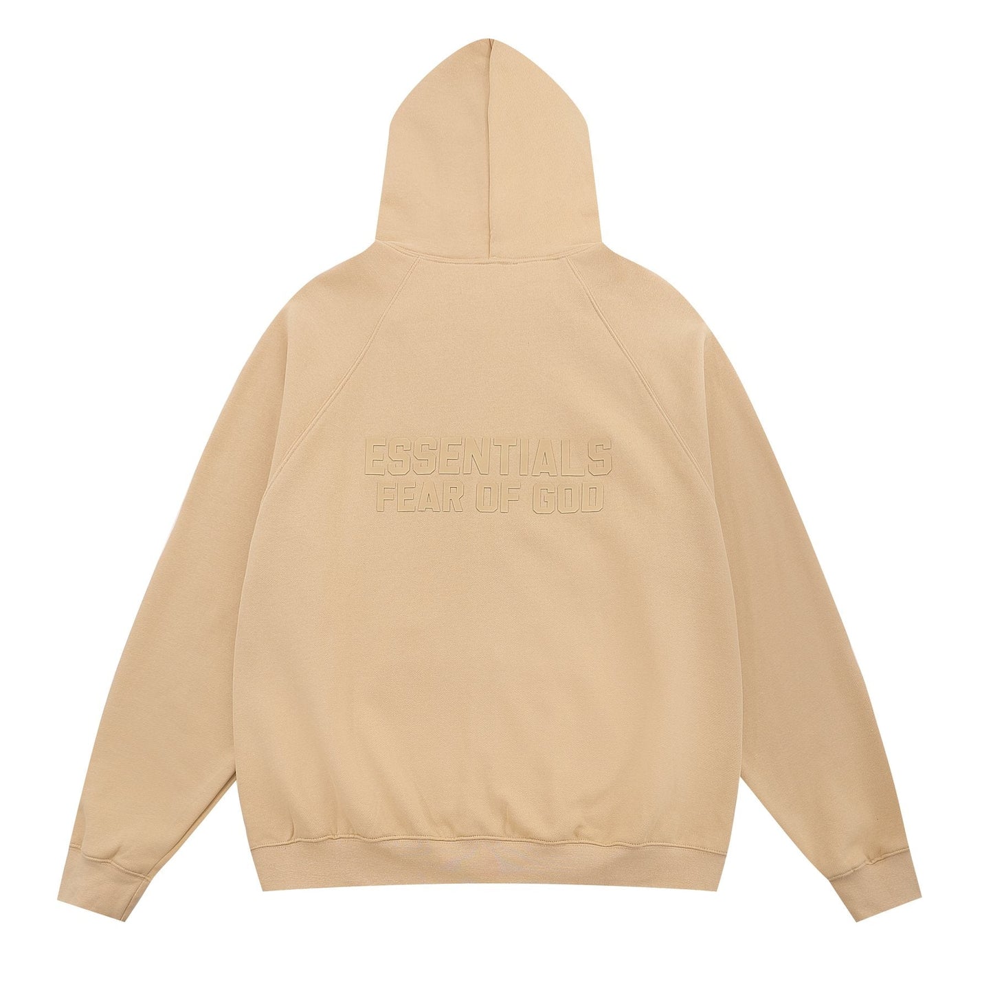 Essentials Fear of God Tonal Logo Full-Zip Hoodie — back