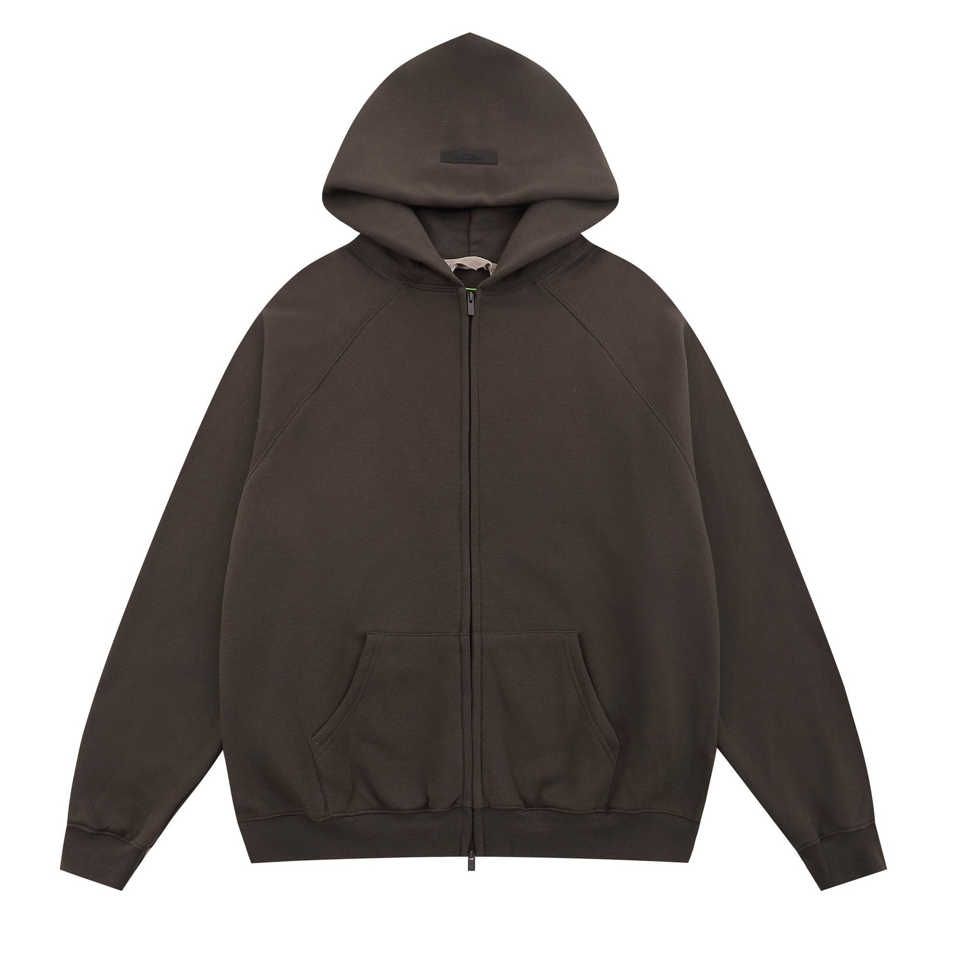 Essentials Fear of God Tonal Logo Full-Zip Hoodie — hero
