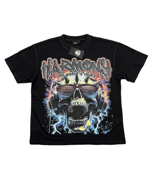 HARMONY New Age Skull Graphic Short-Sleeve T-Shirt — hero