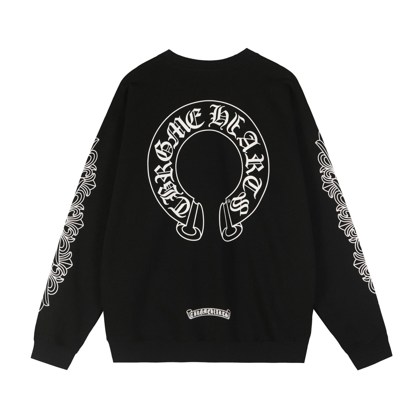 Chrome Hearts Sanskrit Letter Cross Graphic Sweatshirt — back
