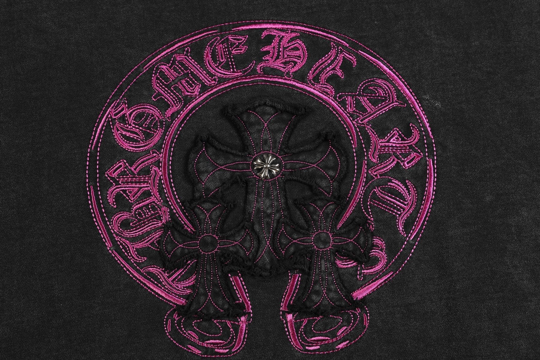 Chrome Hearts Cross Slogan Graphic Sweatshirt — detail
